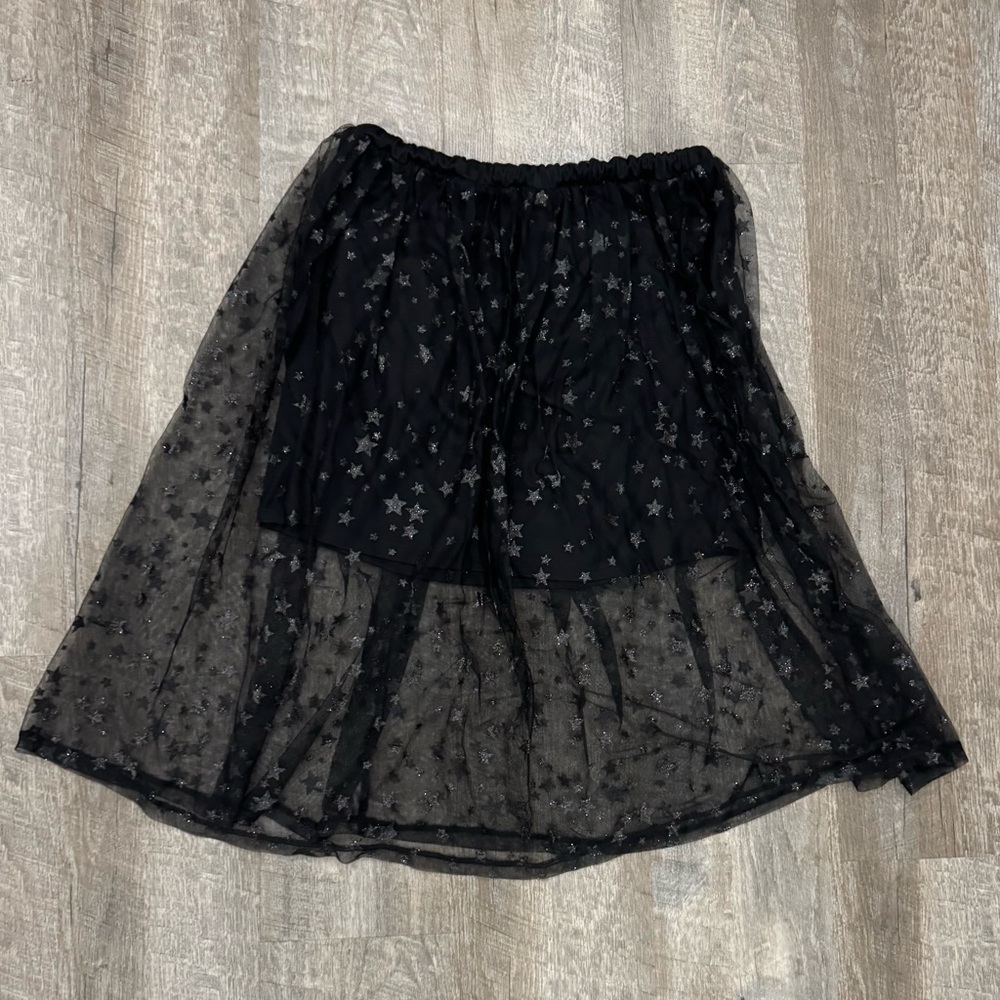 Whimsigoth Sparkle Tulle Skirt Magical Witchy Goth Sz Small